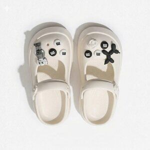 Women's Platform Mary Jane Clogs~EVA Sandals with Cartoon Decorations